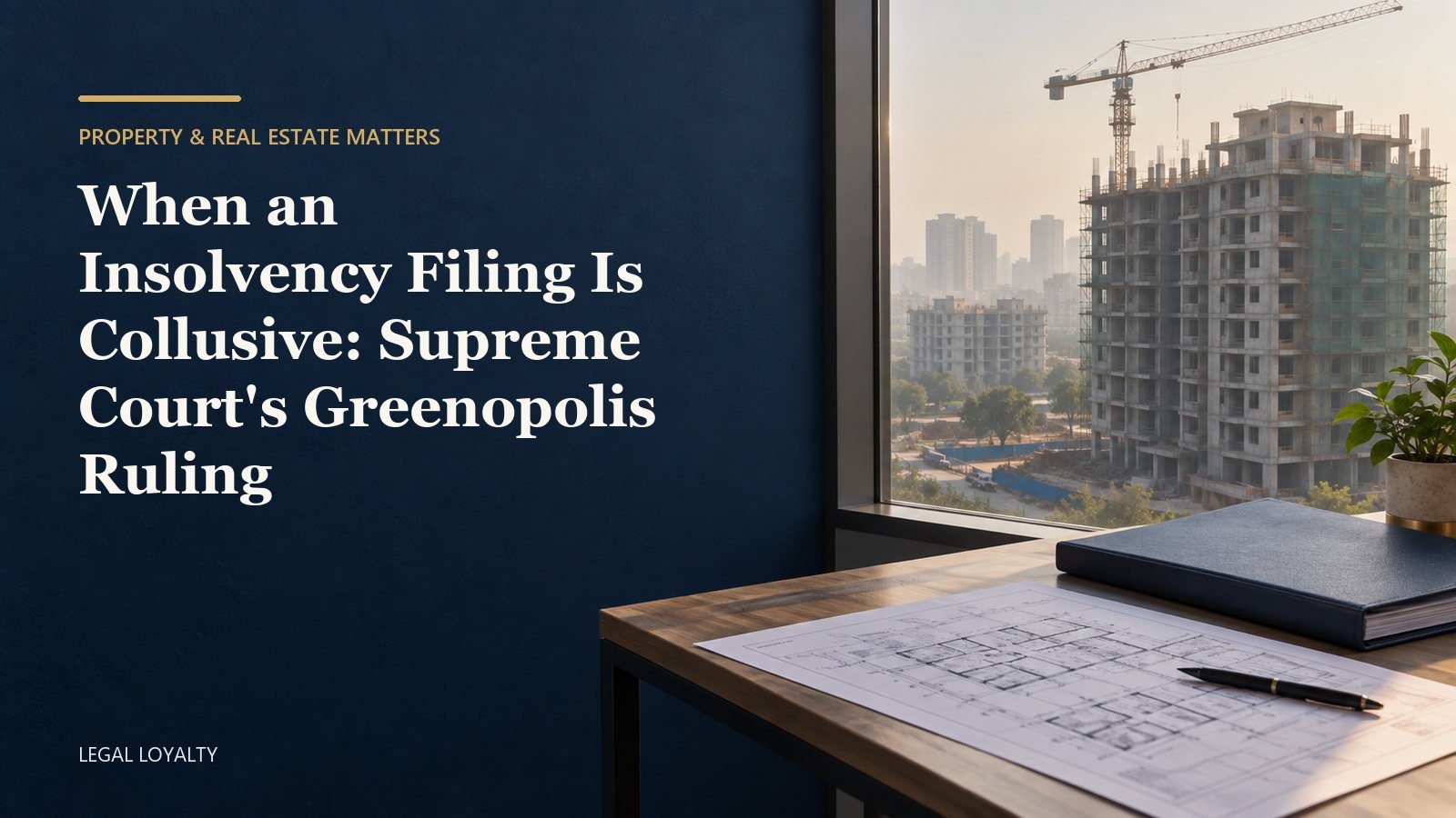 When an Insolvency Filing Is Collusive: Supreme Court's Greenopolis Ruling